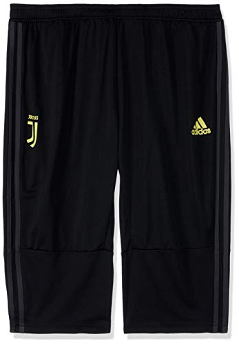 adidas JUVE 3/4 PNT - Pantalón Pirata Juventus, Hombre, Negro(Negro/ARCILL)