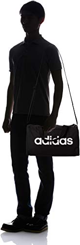 adidas Lin Core Duf XS Bolsa Lona de Deporte, Unisex Adulto, Black/Black/White, NS