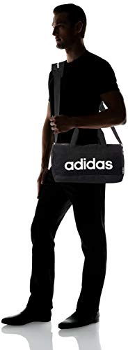 adidas Lin Duffle XS Gym Bag, Unisex Adulto, Black/Black/White, NS