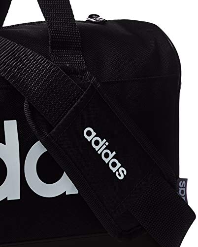 adidas Lin Duffle XS Gym Bag, Unisex Adulto, Black/Black/White, NS