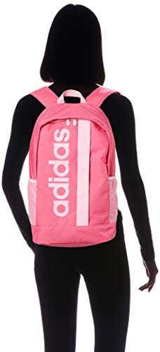 adidas Linear Core, Mochila Unisex Adulto, Rosa (Semi Pink/True Pink), 16x28x46 centimeters (W x H x L)