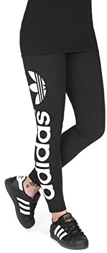 adidas Linear Leggings Mallas, Mujer, Negro, 40