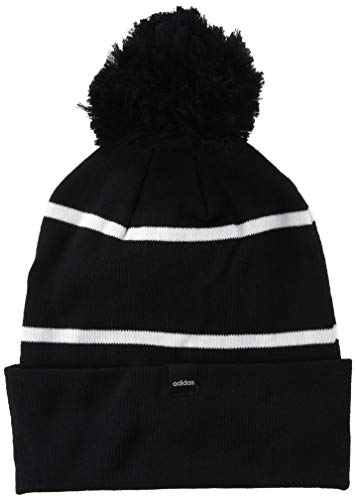 adidas Logo Pom Woolie Hat, Unisex Adulto, Black/dgreyh/White, OSFM