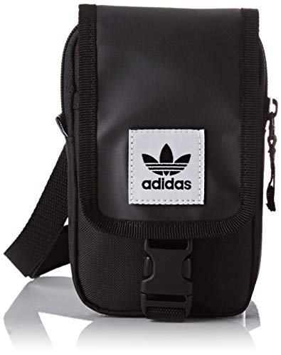 adidas Map Bag, Bolso bandolera Unisex Adultos, Negro (Negro), 24x15x45 cm (W x H x L)