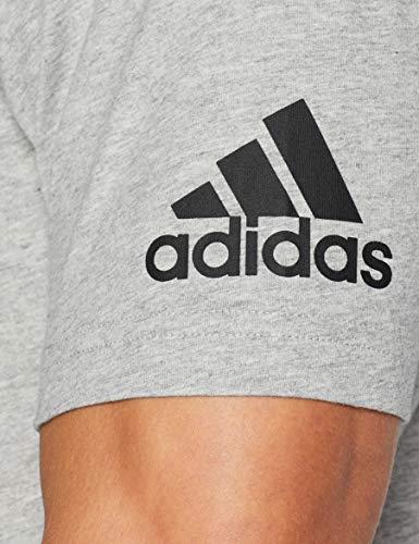 adidas Mh Plain tee Camiseta de Manga Corta, Hombre, Medium Grey Heather, M