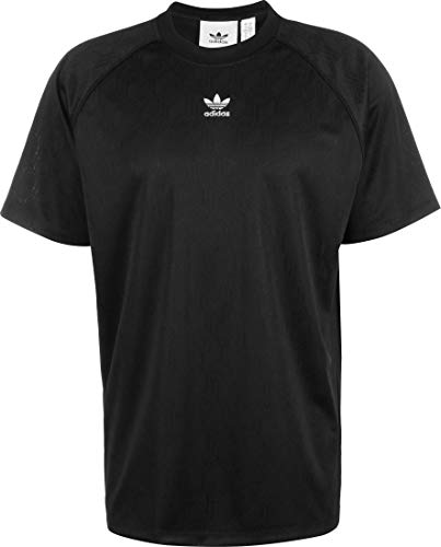 adidas Mono Jersey Pol Camiseta de Manga Corta, Hombre, Black/White, M