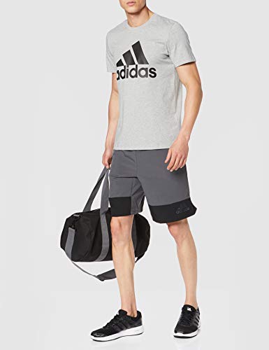 adidas Most Haves Badge of Sports TS M Camiseta, Hombre, Gris (Medium Grey Heather/Black), 2XL