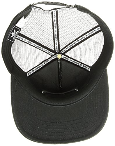 adidas Originals – Hombres De Parche Trucker Gorra de béisbol, Hombre, Black/White/Onix