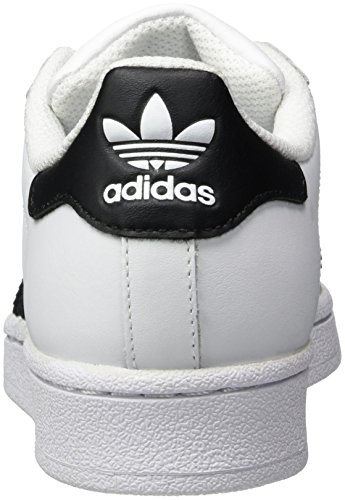 Adidas Originals Superstar, Zapatillas Unisex Niños, Blanco (Ftwr White/Core Black/Ftwr White), 36 2/3 EU