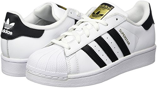 adidas Originals Superstar, Zapatillas Unisex Niños, Blanco (Ftwr White/Core Black/Ftwr White), 37 1/3 EU