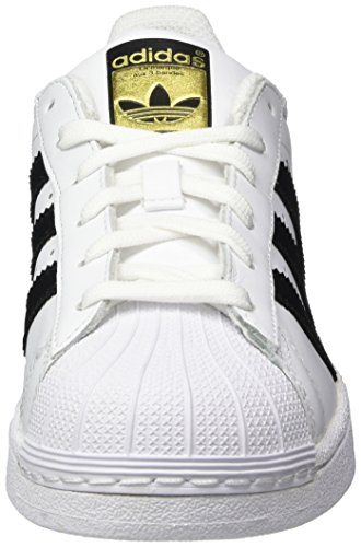 adidas Originals Superstar, Zapatillas Unisex Niños, Blanco (Ftwr White/Core Black/Ftwr White), 37 1/3 EU