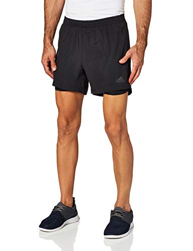 adidas Own The Run 2n1 Pantalones Cortos de Deporte, Hombre, Black, XS7