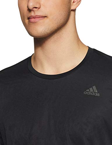 adidas Own The Run LS Camiseta de Manga Larga, Hombre, Black, M