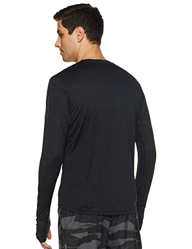 adidas Own The Run LS Camiseta de Manga Larga, Hombre, Black, M