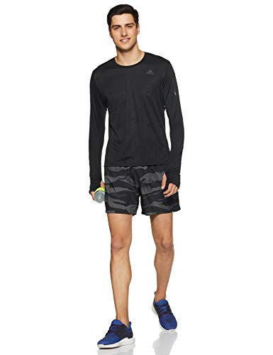 adidas Own The Run LS Camiseta de Manga Larga, Hombre, Black, M