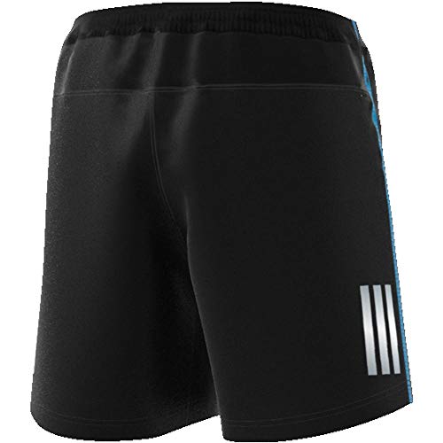 adidas Own The Run Pantalón Corto, Hombre, Negro (Black/Shock Cyan), S-13cm