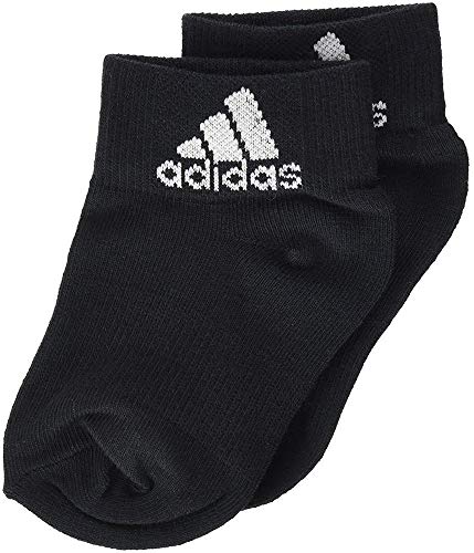 adidas per Ankle T 3Pp Calcetines, Unisex, Negro/Blanco, 35-38