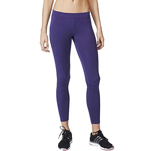 adidas Performance Techfit - Mallas deportivas para mujer, color morado Morado Morado ( L