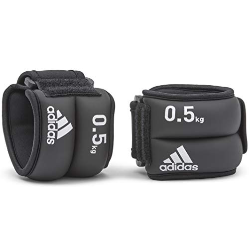 adidas Pesas de Tobillo/Muñeca - Negro, 1 kg