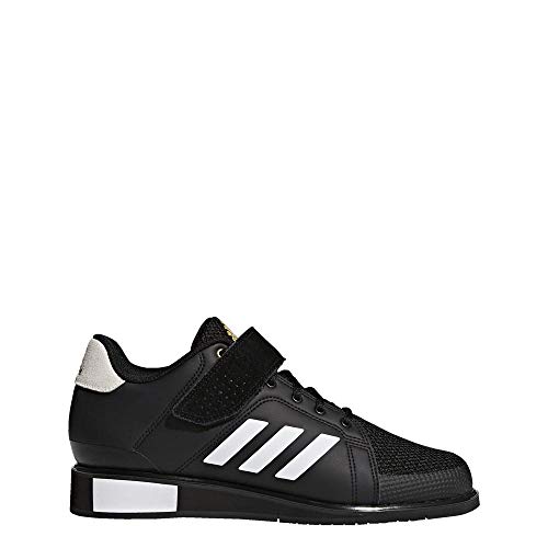 Adidas Power 3 Bb6363, Zapatillas de Deporte para Hombre, Negro (Core Black/Footwear White/Matte Gold 0), 46 2/3 EU
