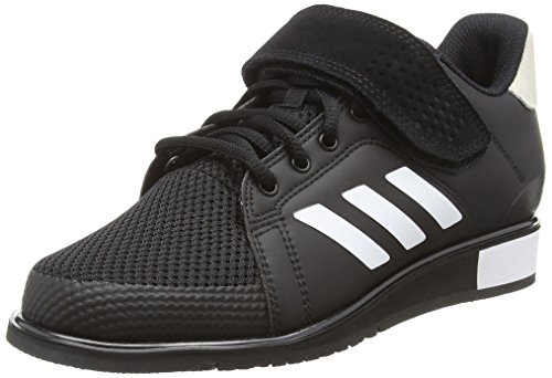 Adidas Power 3, Zapatillas de Deporte para Hombre, Negro (Core Black/Footwear White/Matte Gold 0), 47 1/3 EU