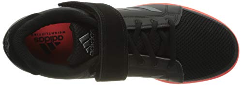 adidas Power III, Zapatillas de Gimnasio para Hombre, Core Black/Night Met./Signal Coral, 42 EU