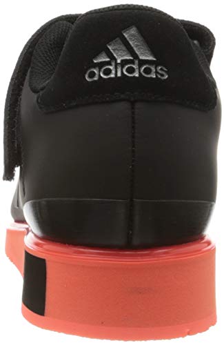 adidas Power III, Zapatillas de Gimnasio para Hombre, Core Black/Night Met./Signal Coral, 42 EU