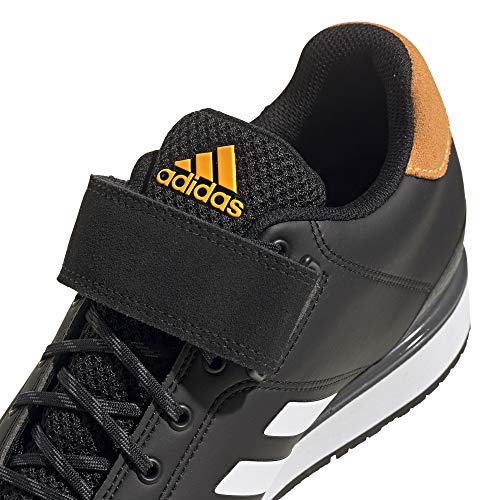 adidas Power III, Zapatillas Halterofilia para Hombre, NEGBÁS/FTWBLA/Dorsol, 42 2/3 EU