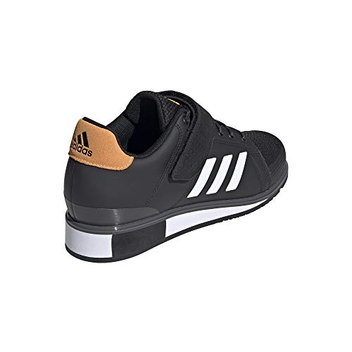 adidas Power III, Zapatillas Halterofilia para Hombre, NEGBÁS/FTWBLA/Dorsol, 42 2/3 EU