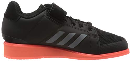 adidas Power III, Zapatillas para Hombre, Core Black/Night Met./Signal Coral, 42 2/3 EU