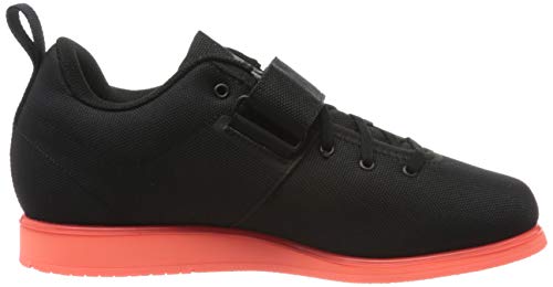 adidas Powerlift 4, Zapatillas de Deporte para Hombre, Negro (Core Black/Night Metallic/Signal Coral), 42 2/3 EU