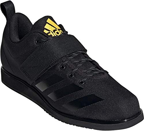 adidas Powerlift 4, Zapatillas Halterofilia para Hombre, NEGBÁS/NEGBÁS/Dorsol, 41 1/3 EU