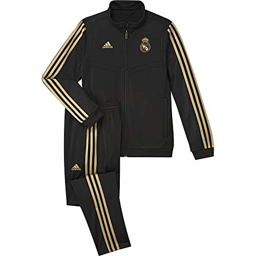 adidas Real PES Suit Y Chándal, Unisex niños, Negro/Orfúos, 152