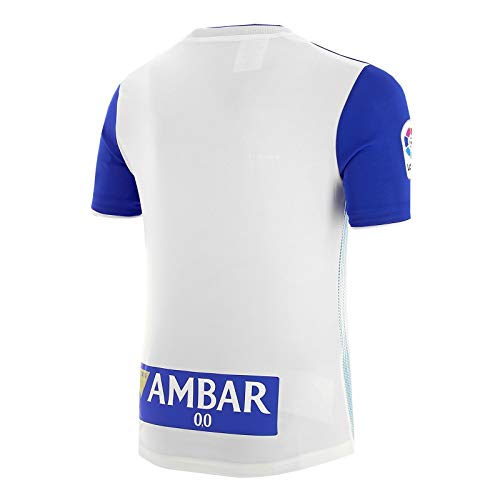 adidas Real Zaragoza Primera Equipación 2019-2020 Niño, Camiseta, White-Light Blue, Talla 152