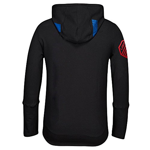 adidas Reebok Official UFC Fight Kit (White/Black/Blue) Walkout Hoodie Men's