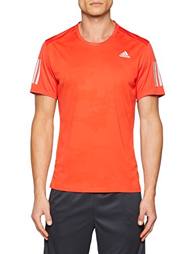 Adidas Response Tee M, Camiseta para Hombre, Multicolor (Rojo), M