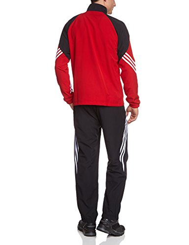adidas Sere14 PRE Suit - Chándal de fútbol para hombre, color rojo/negro/blanco, talla S