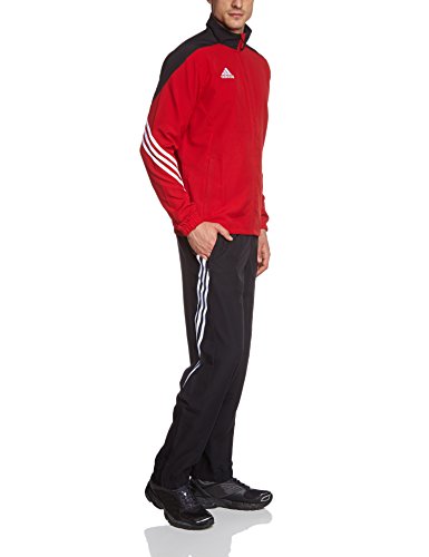 adidas Sere14 PRE Suit - Chándal de fútbol para hombre, color rojo/negro/blanco, talla S