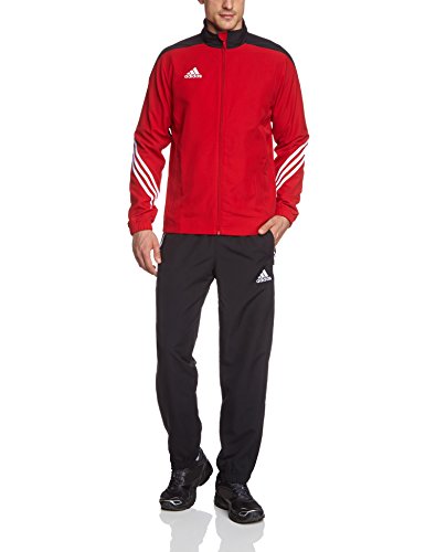 adidas Sere14 PRE Suit - Chándal de fútbol para hombre, color rojo/negro/blanco, talla S