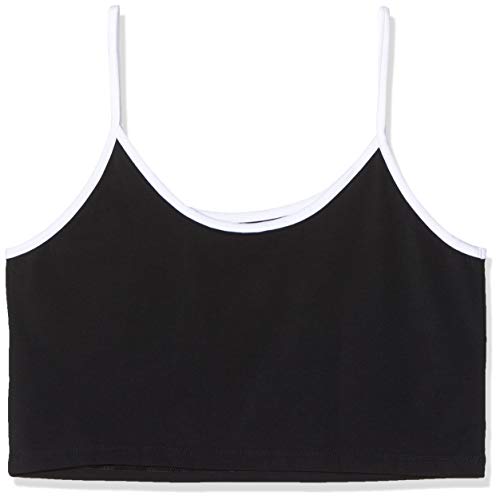 adidas Spaghetti Strap Camiseta sin Mangas, Mujer, Black/White, 42