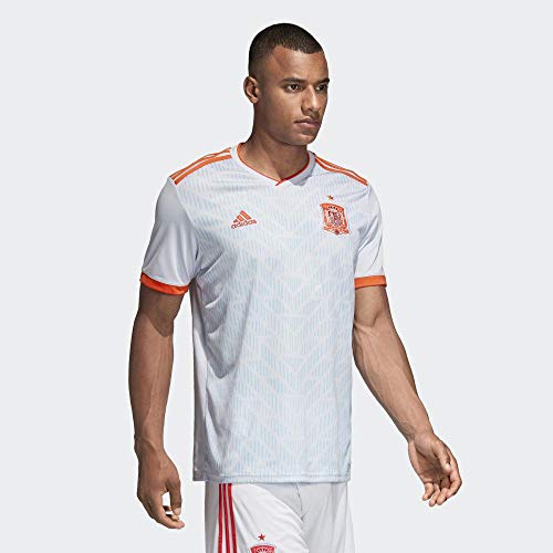 adidas Spain Away Replica Jersey Camiseta, Hombre, Azul (azuhal/rojbri), M