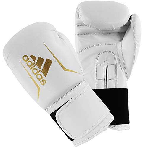 adidas Speed 50 Gym Fitness Training Workout Sparring Kick Boxing Gloves Mens Women Kids 6oz 8oz 10oz 12oz 14oz 16oz Guantes de boxeo para hombre y mujer, 6, 12 onzas, 14 oz, Unisex adulto, negro/rojo