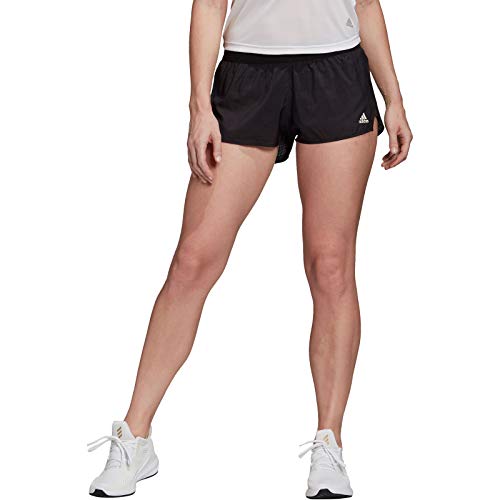 adidas Speed Split W Pantalones Cortos de Deporte, Mujer, Black/White, M