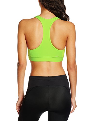adidas Sport-BH Techfit Camiseta, Mujer, Verde - (Seliso/Plamat), S