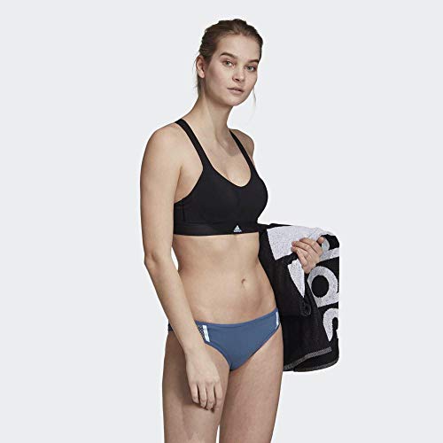 adidas Strngr Swim Top Traje de Baño, Mujer, Black, 4B