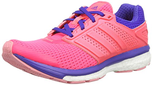 adidas Supernova Glide Boost 7, Zapatillas para Mujer, Rojo-Rot (Boo Flared/FLA), 37 1/3 EU