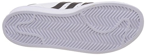 adidas Superstar C, Zapatillas de Baloncesto Unisex Niños, Blanco (Footwear White/Core Black/Footwear White 0), 33 EU