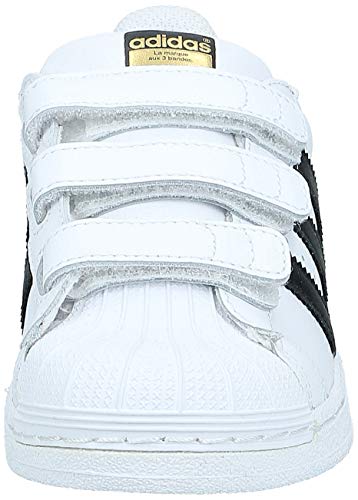 adidas Superstar Foundation CF C, Zapatillas para Niños, Blanco (Footwear White/Core Black/Footwear White 0), 35 EU