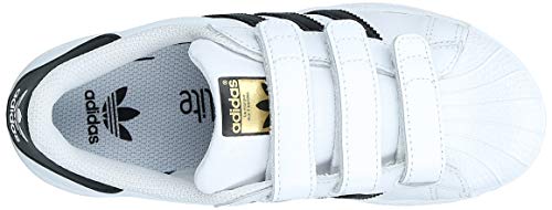 adidas Superstar Foundation CF C, Zapatillas para Niños, Blanco (Footwear White/Core Black/Footwear White 0), 35 EU