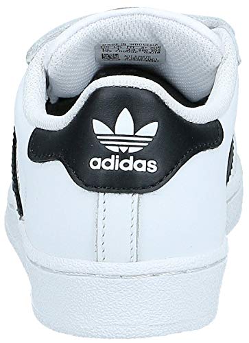 adidas Superstar Foundation CF C, Zapatillas para Niños, Blanco (Footwear White/Core Black/Footwear White 0), 35 EU